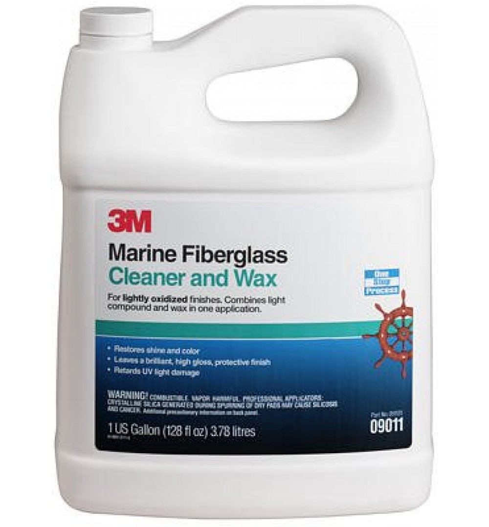 3M Marine Cleaner and Wax, 09011, 1 gal