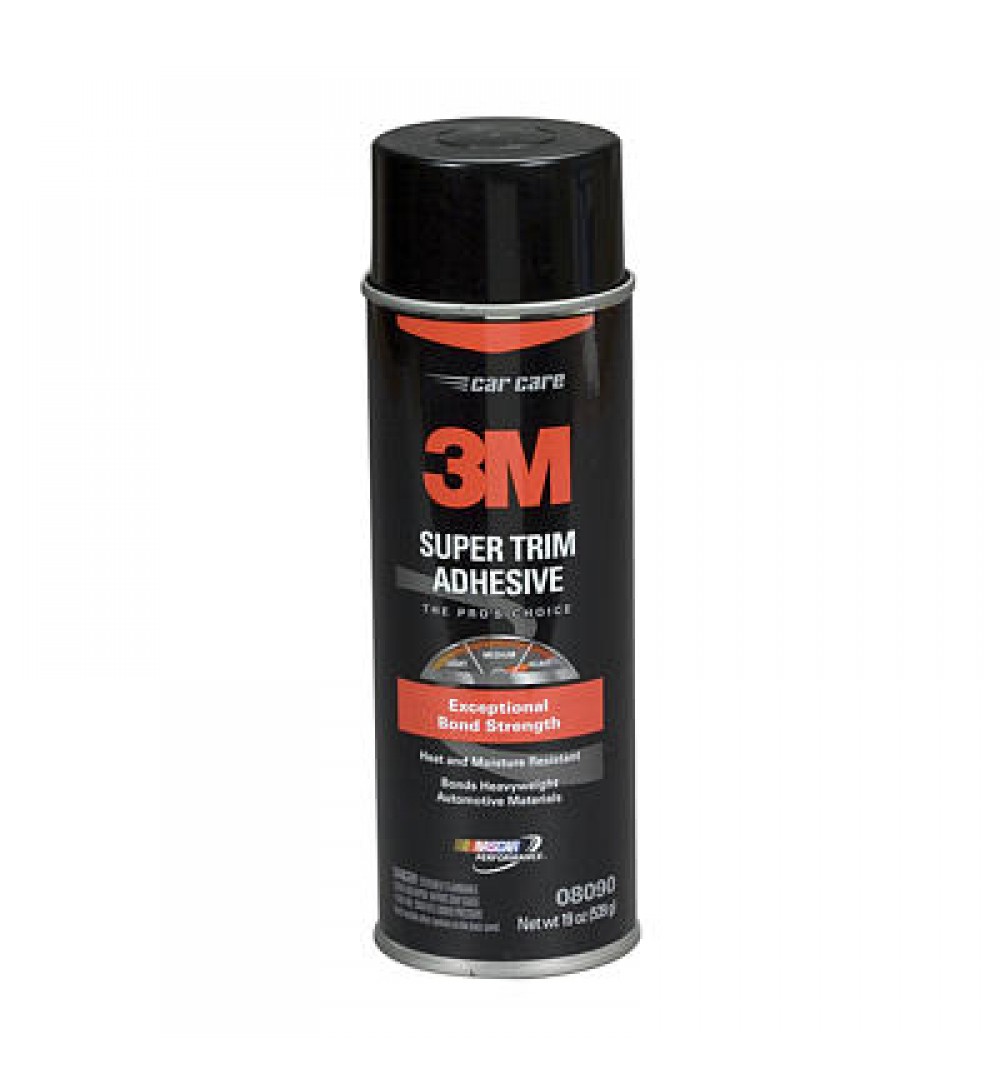 3M Super Trim Adhesive, 08090, Yellow, 19 oz