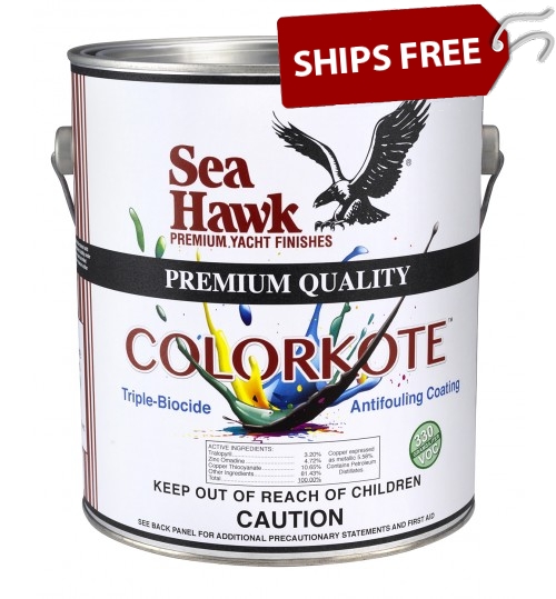 Sea Hawk ColorKote Triple Biocide Antifouling Power