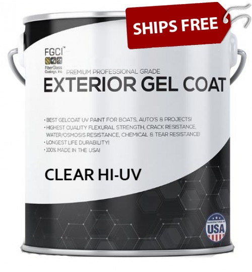 Clear HI-UV Exterior Gelcoat