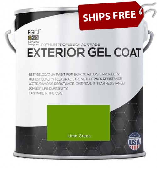 Lime Green Professional Grade Exterior Gel Coat