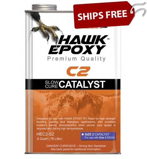 Hawk Epoxy Slow Cure Catalyst, C2-S2, .8 Quart