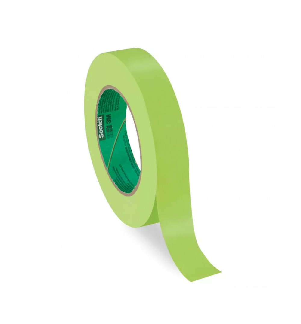 Premium Grade Masking Tape, 1 x 55 yds, Light Green - DSS46166, Dss  Distributing