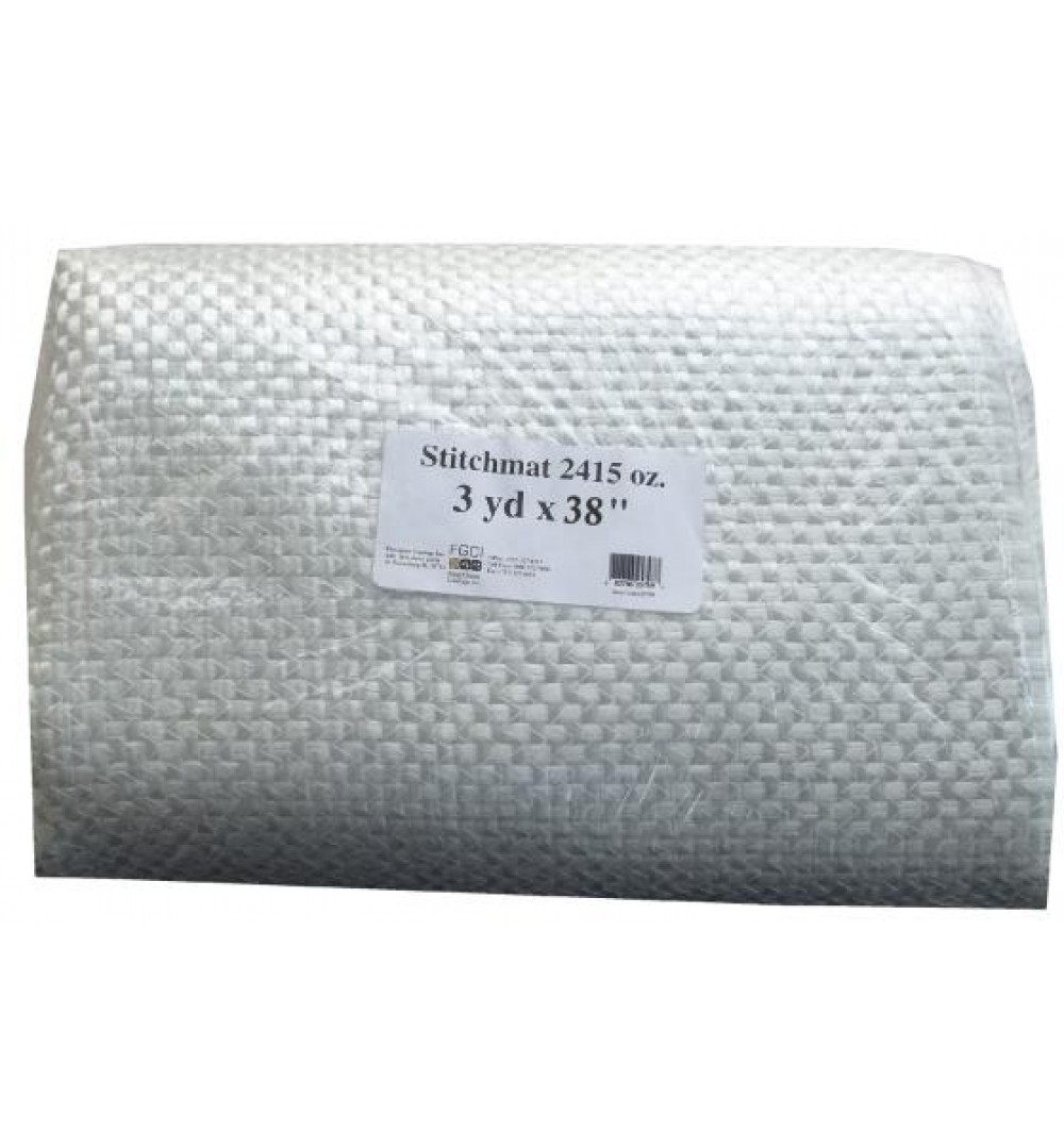 Chopped Strand Mat: 1 1/2 Ounce - 38 Wide - 3 yd Roll