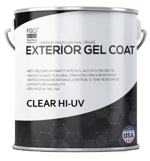 Clear HI-UV Exterior Gelcoat