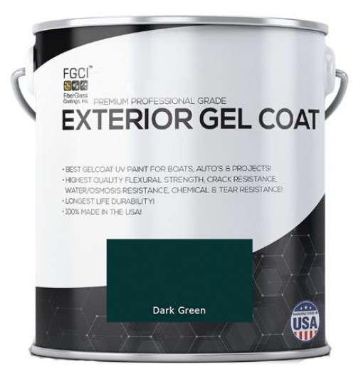 Dark Green Professional Grade Exterior Gel Coat