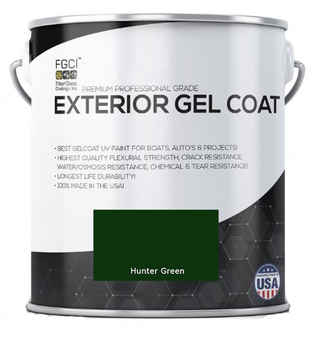 Hunter Green Gel Coat Hunter Green Exterior Gel Coat