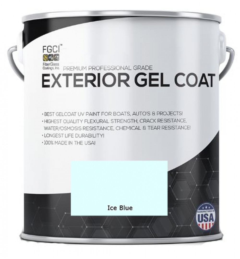 Ice Blue Gel Coat Ice Blue Exterior Gel Coat