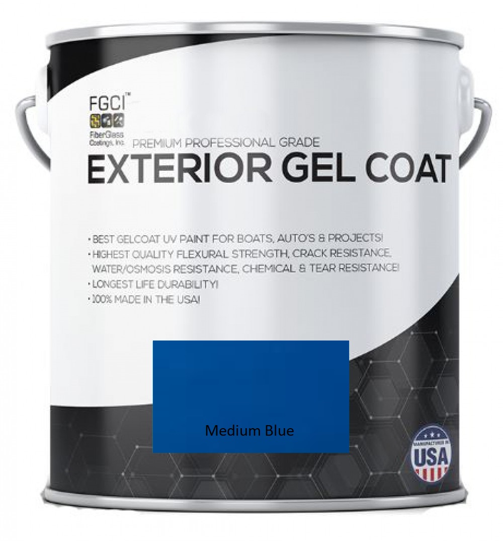 Medium Blue Gel Coat Medium Blue Exterior Gel Coat