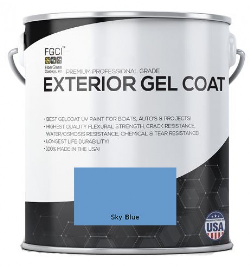 Sky Blue Professional Grade Exterior Gel Coat