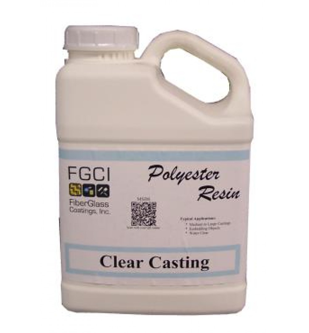 Clear Casting Polyester Resin, Gallon