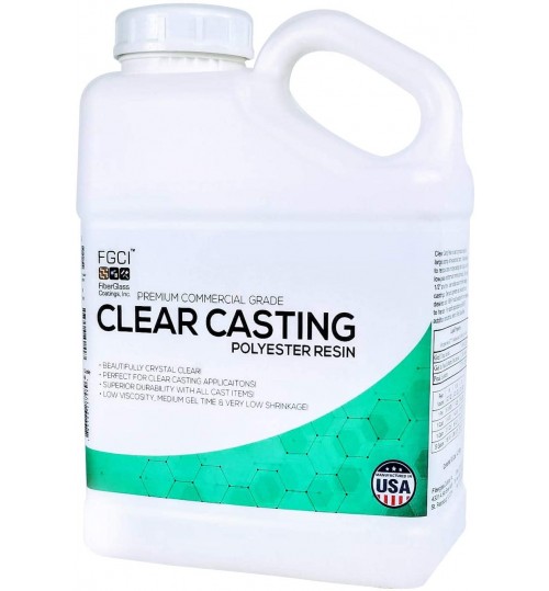 Clear Casting Polyester Resin, Gallon
