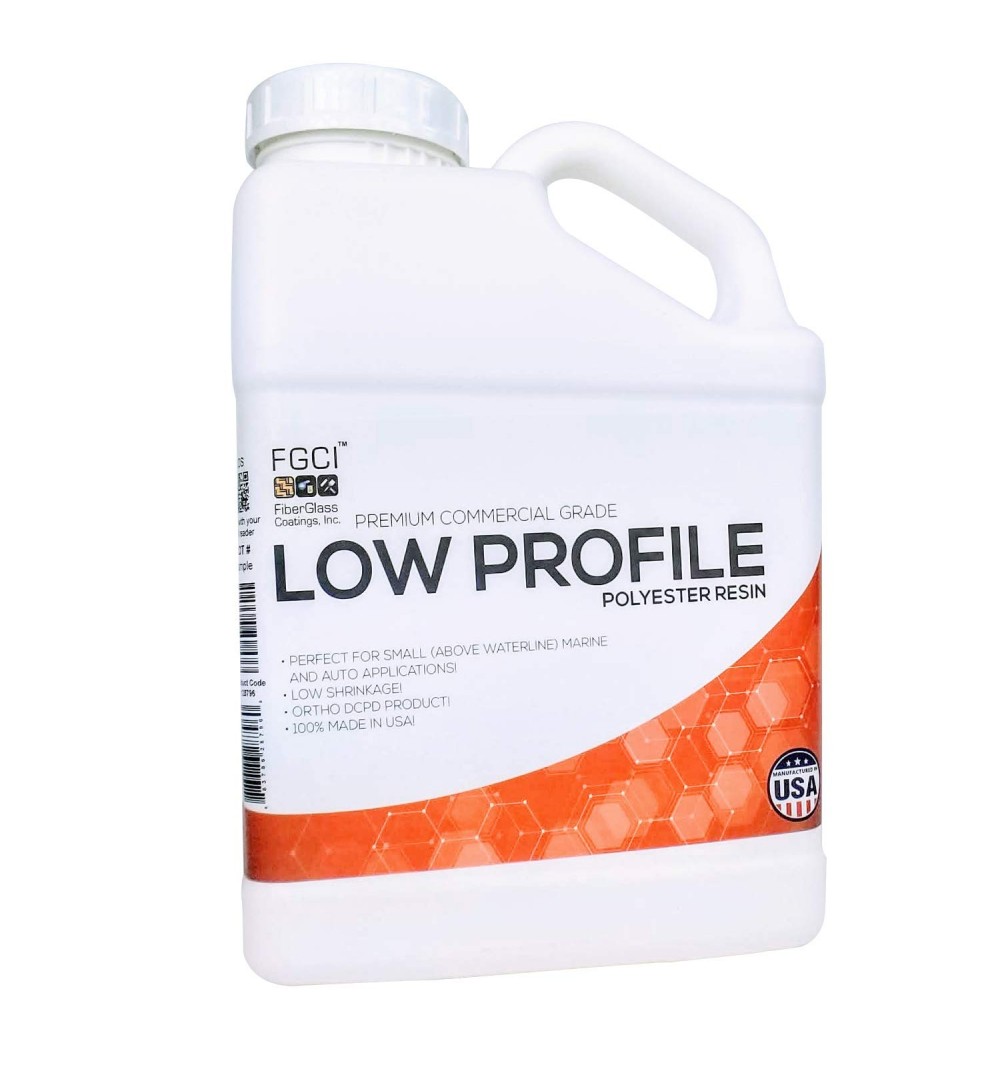 Fiberglass Warehouse ISO Polyester Laminating Resin With Catalyst – 4 Gallon
