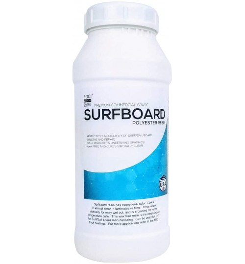 Surfboard Polyester Resin, Quart
