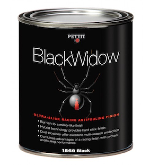 Pettit Black Widow Racing Antifouling, Dark Blue