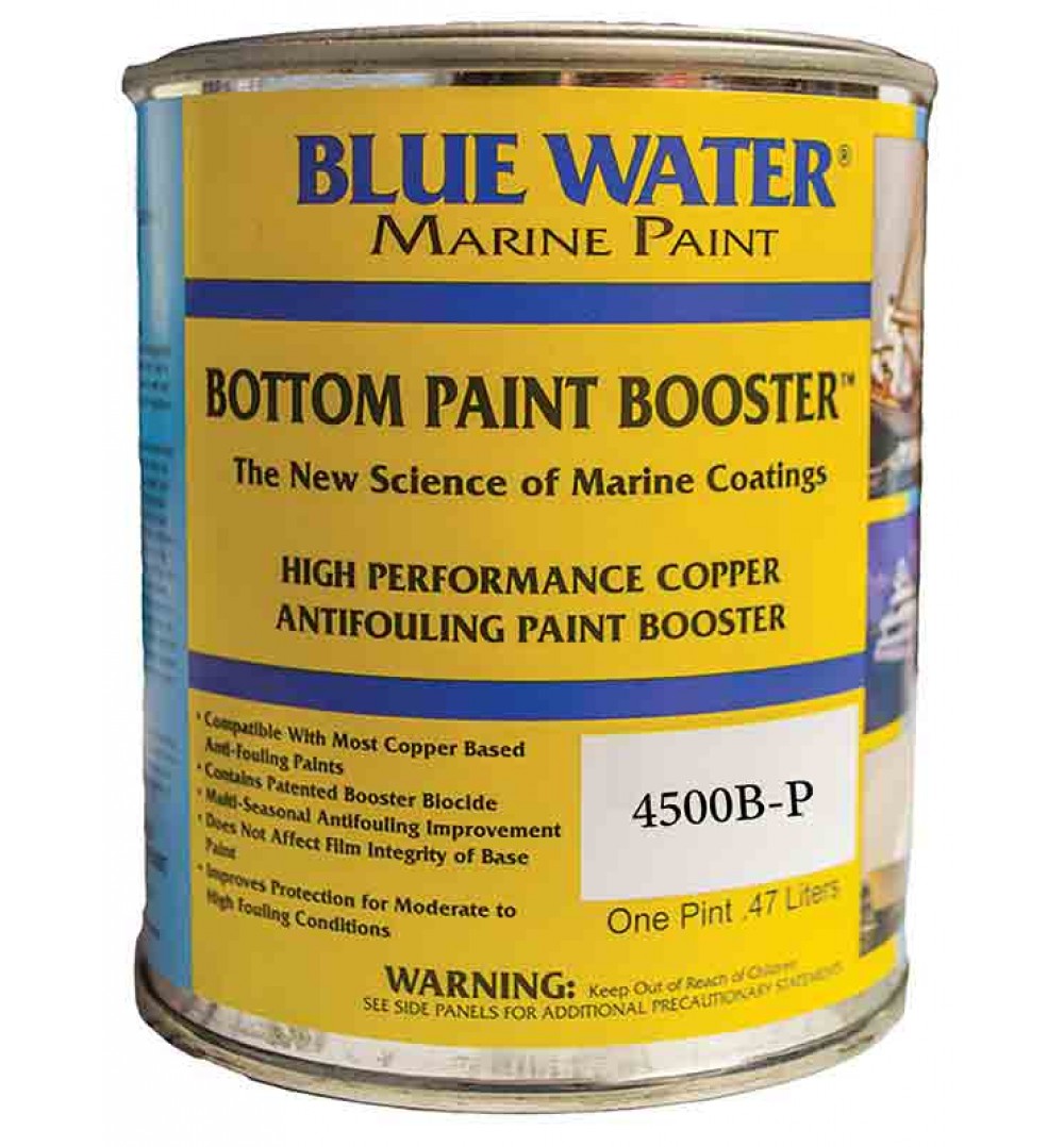 Blue Water Marine Bottom Paint Booster, 1 Pint, Increases Antifouling
