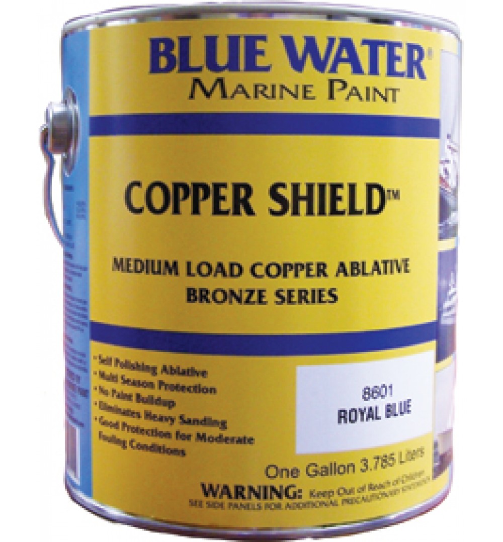 Blue Water Marine Copper Shield 45 Ablative Antifouling Boat Bottom Paint