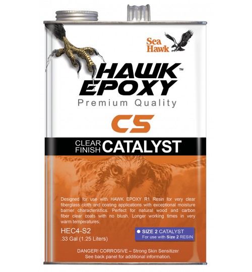 Hawk Epoxy Clear Finish Catalyst, C5-S2, .33 Gal
