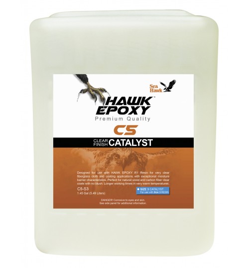 Hawk Epoxy Clear Finish Catalyst, C5-S3, 1.45 Gal