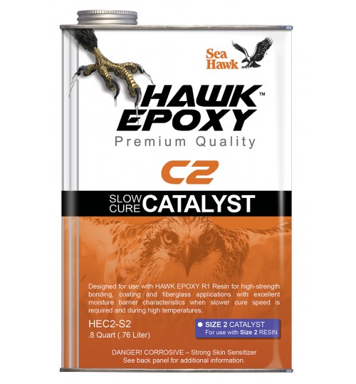 Hawk Epoxy Slow Cure Catalyst, C2-S1, .4 Pint