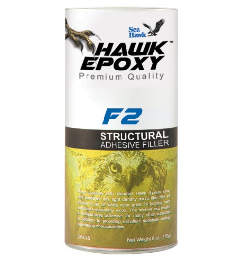 Hawk Epoxy Structural Adhesive Filler, F2, 1.7oz