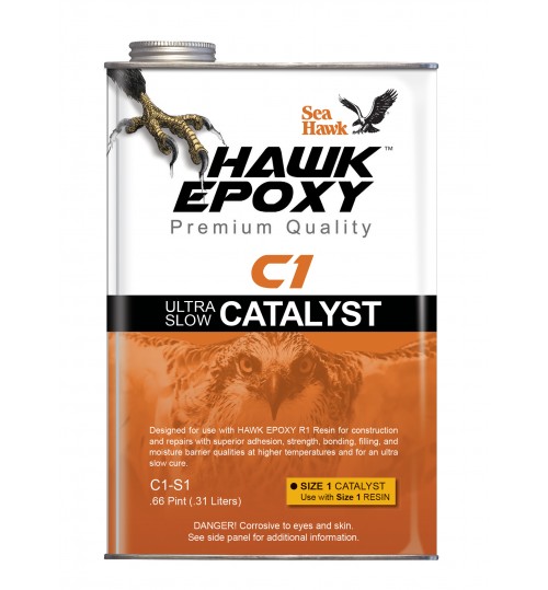 Hawk Epoxy Ultra Slow Catalyst, C1-S1, .4 Pint