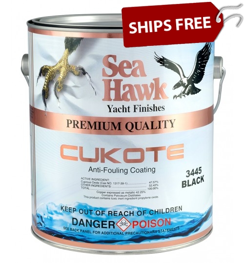 Cukote Self-Polishing Bottom Paint, Sea Hawk