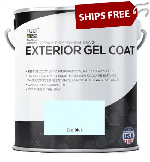 Ice Blue Professional Grade Exterior Gel Coat