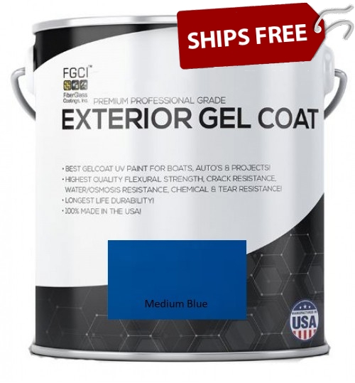Medium Blue Professional Grade Exterior Gel Coat