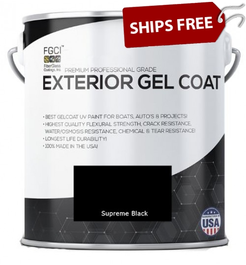 Black Professional Grade Exterior Gel Coat