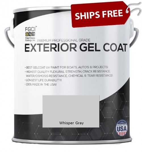 Whisper Gray Professional Grade Exterior Gel Coat